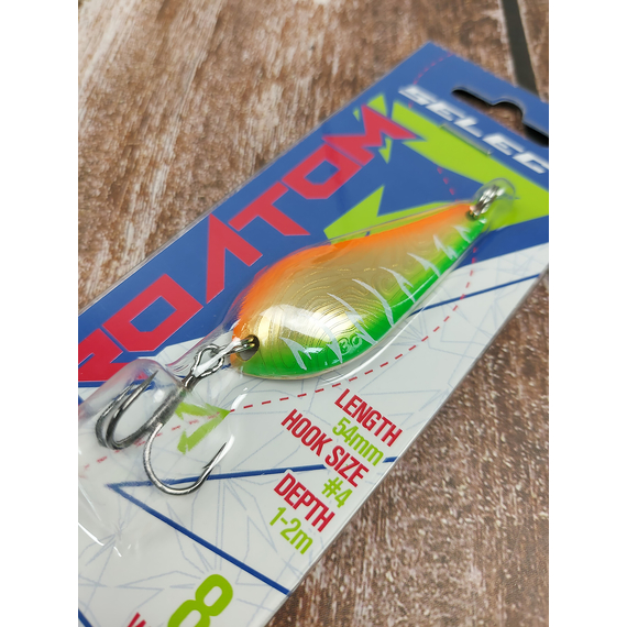 Блешня Select ProAtom 8.0g 54mm #16, Вага блешні: 8г, Колір блешні: 16, фото , изображение 5