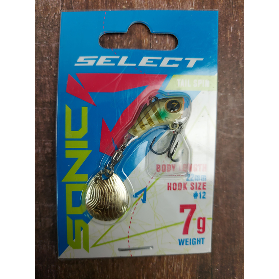 Тейл-спінер Select Sonic 7.0g #12, Вага блешні: 7г, Колір блешні: 12, фото , изображение 3