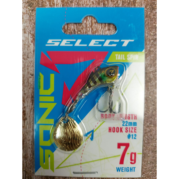 Тейл-спінер Select Sonic 7.0g #13, Вага блешні: 7г, Колір блешні: 13, фото , изображение 4
