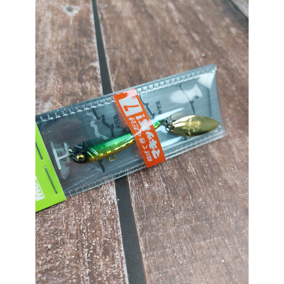 Тейл-спінер Megabass Makippa 7.0g Green Gold, Вага блешні: 7г, Колір блешні: Green Gold, фото , изображение 4