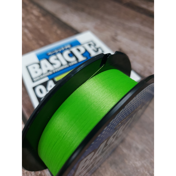 Шнур Sunline Basic PE HG 150m (салат) #0.4/0.108mm 6lb/2,9kg, Діаметр: #0.4/0.108mm, Розмотування: 150m, Колір: салатовий, фото , изображение 7