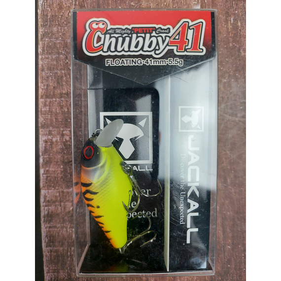 Воблер Jackall Chubby 41F 41mm Tropical Mat Tiger, Размер/Вес: 41мм/5.7г, Цвет воблера: Tropical Mat Tiger, фото , изображение 2