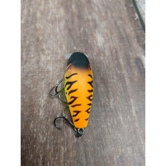 Воблер Jackall Chubby 41F 41mm Tropical Mat Tiger, Размер/Вес: 41мм/5.7г, Цвет воблера: Tropical Mat Tiger, фото , изображение 7