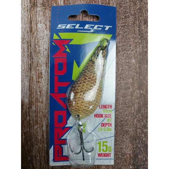 Блешня Select ProAtom 15.0g 65mm S50, Вес: 15г, Цвет блесны: S50, фото , изображение 3