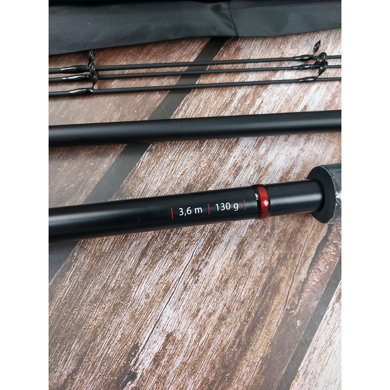 Фідер Brain Classic SE 3.60м / до 130гр — універсальне вудилище для донної риболовлі + 3 вершинки в комплекті, Модель: 3.6m 130g, фото , изображение 9