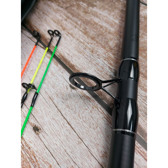 Фідер Brain Classic SE 3.60м / до 130гр — універсальне вудилище для донної риболовлі + 3 вершинки в комплекті, Модель: 3.6m 130g, фото , изображение 11