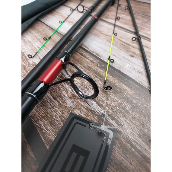 Фідер Brain Classic SE 3.60м / до 130гр — універсальне вудилище для донної риболовлі + 3 вершинки в комплекті, Модель: 3.6m 130g, фото , изображение 14