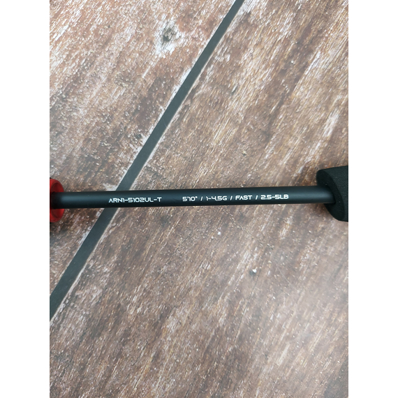 Спінінг Favorite Arena ARN1-5102UL-T 1.78m 1-4.5g 2.5-5lb Fast, Модель: 1.78m 1-4.5g
, фото , изображение 6