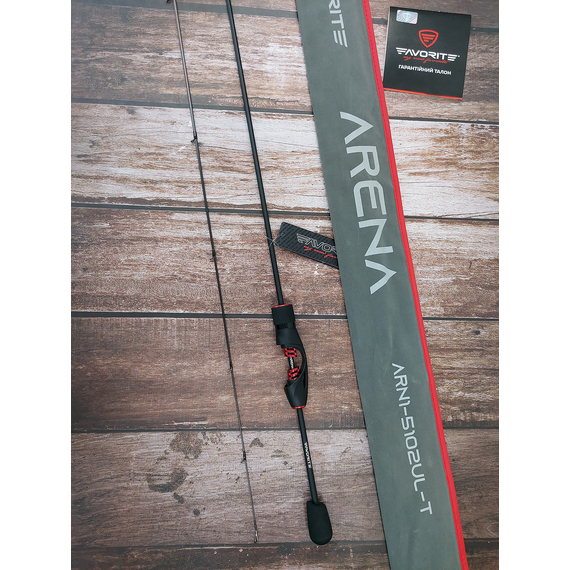 Спінінг Favorite Arena ARN1-5102UL-T 1.78m 1-4.5g 2.5-5lb Fast, Модель: 1.78m 1-4.5g
, фото , изображение 11