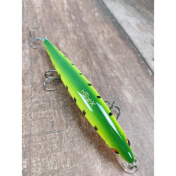Воблер X-Fish Twitch 120F 120mm 14.5g #098 (0.5-1.2m), Размер/Вес: 120mm/14.5g, Цвет воблера: 098, фото , изображение 6
