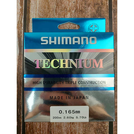 Жилка Shimano Technium 200m 0.165mm 2.6kg, Діаметр: 0.165, Розмотування: 200m, фото , изображение 4