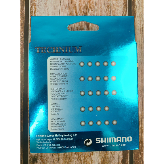 Жилка SHIMANO TECHNIUM 200m 0.205mm 3.8kg (TEC20020), Діаметр: 0.205, Розмотування: 200m, фото , изображение 5