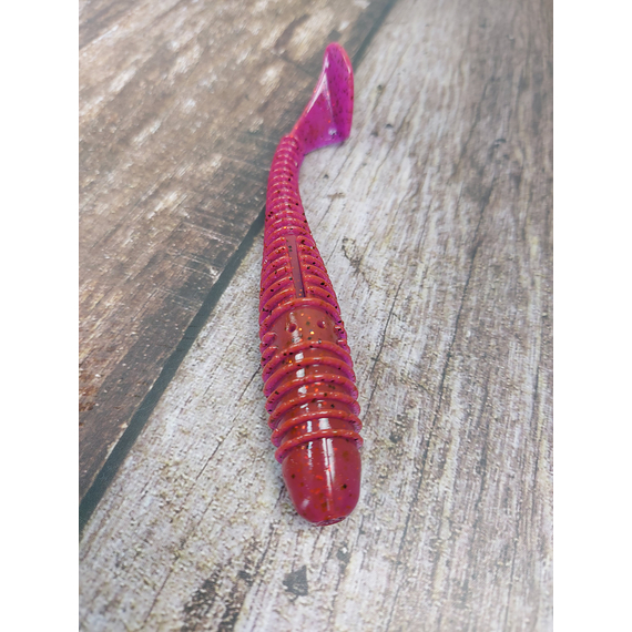 Силикон Keitech Swing Impact FAT 4.8" (5 шт/уп) цвет: pal#13 mistic spice, Длина силикона: 4.8" (12.2 см), Расцветка силикона: PAL#13 Mistic Spice, фото , изображение 8