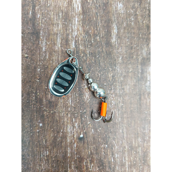 Блешня Savage Gear Rotex Spinner #1 3.5g 04-Fluo Orange, Silver, Вага блешні: 3.5g, Колір блешні: Fluo Orange Silver, фото , изображение 6