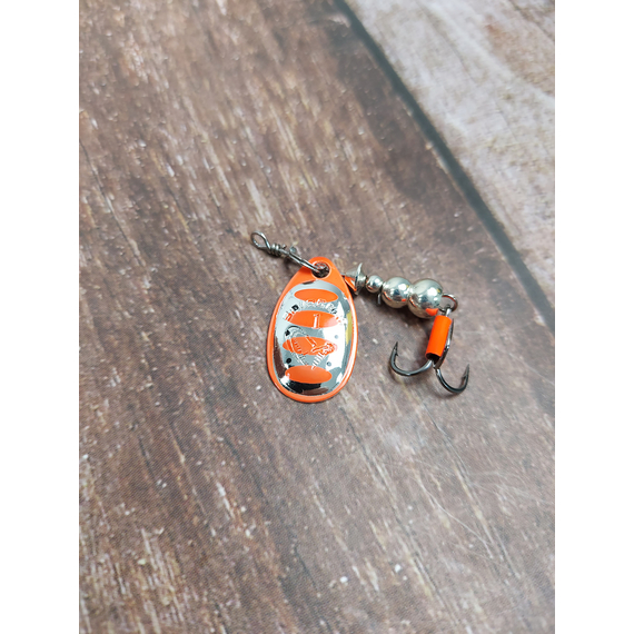 Блешня Savage Gear Rotex Spinner #1 3.5g 04-Fluo Orange, Silver, Вага блешні: 3.5g, Колір блешні: Fluo Orange Silver, фото , изображение 7