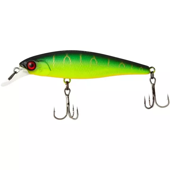 Воблер Jackall Squad Minnow 95SP 95mm 14.0g Mat Tiger, Размер/Вес: 95мм/14г, Цвет воблера: Mat Tiger, фото , изображение 2