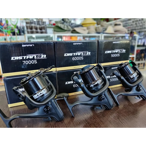 Котушка Brain Distanza 7000S (9+1 підшип.), низькопрофільна шпуля, 4.7:1, Розмір шпулі: 7000S, фото , изображение 14