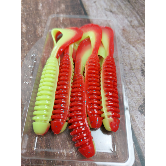 Силикон Select Freek 4.5" col.202 (5 шт/упак), Длина силикона: 4.5" (11.43 см), Расцветка силикона: 202, фото , изображение 13