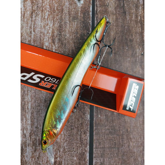 Воблер Select Hustler 160SP 160mm 32.0g #24 (1.7-1.9m), Розмір/Вага: 160mm/32g, Колір воблера: col.24, фото , изображение 5