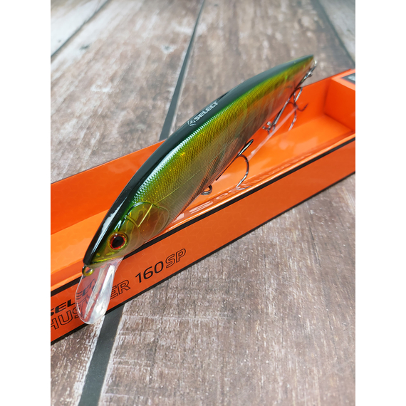 Воблер Select Hustler 160SP 160mm 32.0g #24 (1.7-1.9m), Розмір/Вага: 160mm/32g, Колір воблера: col.24, фото , изображение 10