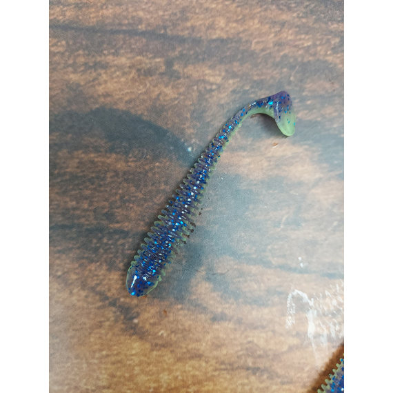 Силикон Keitech Swing Impact 2" (12 шт/упак) ц: pal#06 violet lime berry, Длина силикона: 2" (5.1 см), Расцветка силикона: PAL#06 Violet Lime Berry, фото , изображение 7