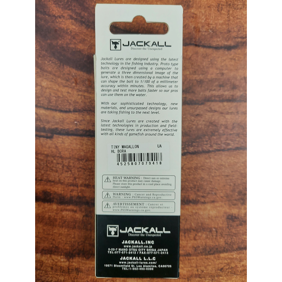 Воблер Jackall Tiny Magallon 88мм 7.2г HL Bora Suspending, Розмір/Вага: 88мм/7.2г, Колір воблера: HL Bora, фото , изображение 9