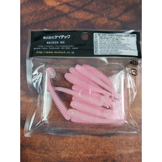 Силікон Keitech Swing Impact 2" (12 шт/упак), колір:ea#10 pink silver glow, Довжина силікону: 2" (5.1 см), Колір силікону: EA#10 Pink Silver Glow, фото , изображение 4