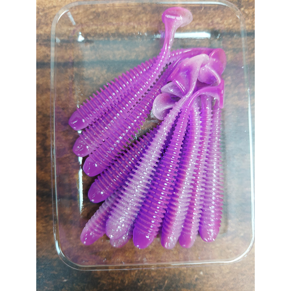 Силікон Keitech Swing Impact 2" (12 шт/упак), колір:pal#14 glamorous pink, Довжина силікону: 2" (5.1 см), Колір силікону: PAL#14 Glamorous Pink, фото , изображение 6