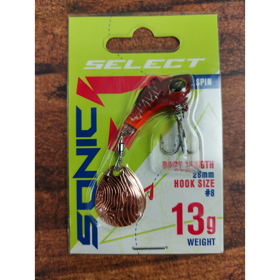 Тейл-спінер Select Sonic 13.0g #06, Вага блешні: 13г, Колір блешні: 6, фото , изображение 3