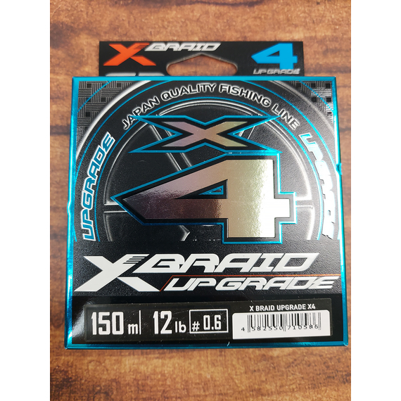 Шнур YGK X-Braid Upgrade X4 150m #0.6/0.128mm 12Lb/5.5kg, Диаметр: #0.6/0.128mm, Размотка: 150m, фото , изображение 5
