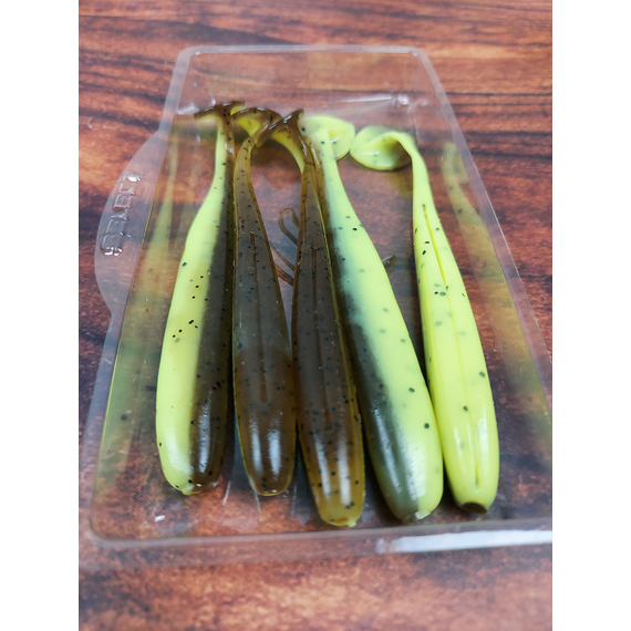 Силікон Select Easy Shad 3.5" #242 (5 шт / уп), Довжина силікону: 3.5" (8.89 см), Колір силікону: 242, фото , изображение 4