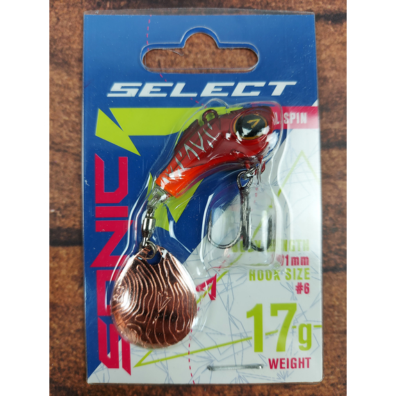 Тейл-спінер Select Sonic 17.0g #06, Вес: 17г, Цвет блесны: 6, фото , изображение 3