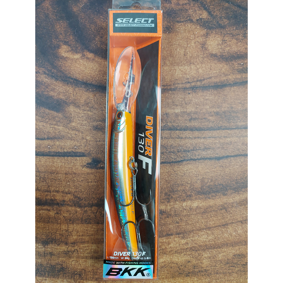 Воблер Select Diver 130F 130mm 24.0g #34 (max 8.0m), Розмір/Вага: 130mm/24g, Колір воблера: col.34, фото , изображение 2