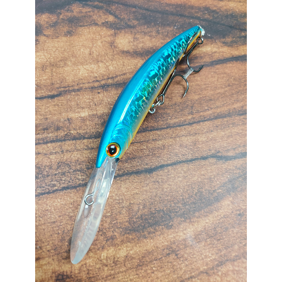 Воблер Select Diver 130F 130mm 24.0g #34 (max 8.0m), Розмір/Вага: 130mm/24g, Колір воблера: col.34, фото , изображение 6