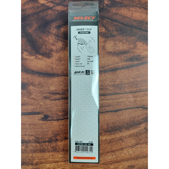 Воблер Select Diver 130F 130mm 24.0g #35 (max 8.0m), Размер/Вес: 130mm/24g, Цвет воблера: col.35, фото , изображение 3