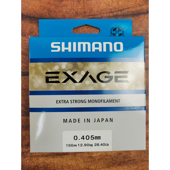 Жилка SHIMANO EXAGE 150m 0.405mm 12.9kg, Діаметр: 0.405, Розмотування: 150m, фото , изображение 4
