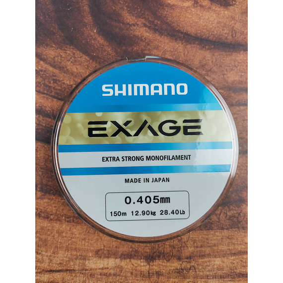 Жилка SHIMANO EXAGE 150m 0.405mm 12.9kg, Діаметр: 0.405, Розмотування: 150m, фото , изображение 6
