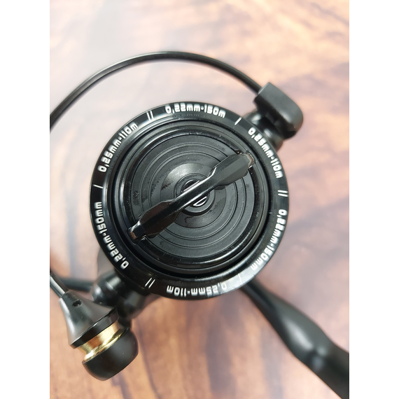 Котушка Brain Black Pond 3000 (5+1 підшип., 5.0:1, 260 гр) — надійна, легка, для пікера та легкого фідера, Розмір шпулі: 3000, фото , изображение 12