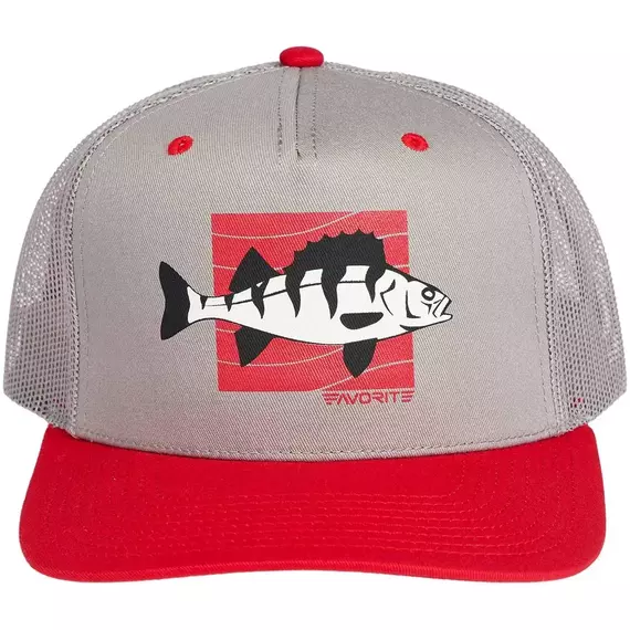 Кепка Favorite Perch 58 ц:gray/red, фото , изображение 2