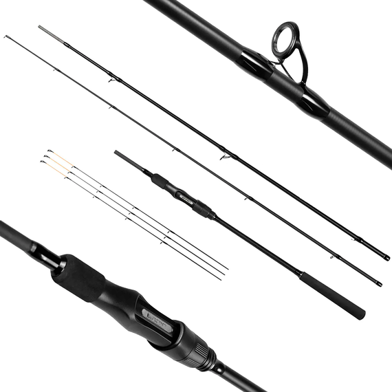 Фідер Brain Black Pond 2.7м / 40–60гр — короткий потужний фідер на ляща, Модель: 2.7m 40-60g, фото 