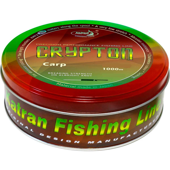 Жилка Katran Crypton Carp 1000m (хамелеон) 0.309mm 15.5lb/7.03kg, Діаметр: 0.31, Розмотування: 1000m, фото , изображение 2