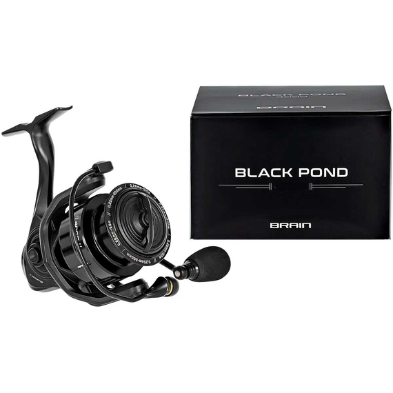 Котушка Brain Black Pond 4000 (5+1 підшип., 5.0:1, 305 гр) — фідерна, потужна, для середньої дистанції, Розмір шпулі: 4000, фото , изображение 6