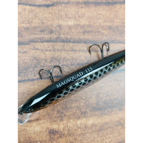 Воблер Jackall MagSquad 115SP 115mm 16.0g HL Silver&Black, Розмір/Вага: 115мм/16г, Колір воблера: HL Silver&Black, фото , изображение 5