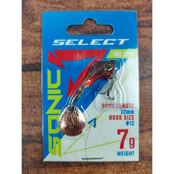 Тейл-спінер Select Sonic 7.0g #06, Вага блешні: 7г, Колір блешні: 6, фото , изображение 3