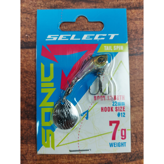 Тейл-спінер Select Sonic 7.0g #08, Вага блешні: 7г, Колір блешні: 8, фото , изображение 3