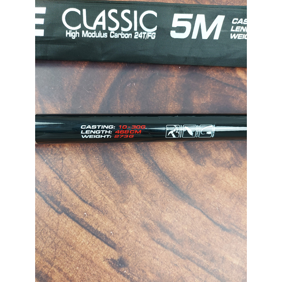 Махове вудлище Brain Classic 5.00m (телескопічне, без кілець) + чохол, Довжина: 5m, Тип вудлища: без кілець (махове), фото , изображение 6