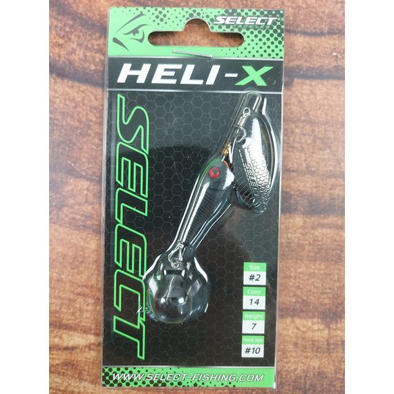 Блешня Select Heli-X №2 7.0g #14, Вага блешні: 7г, Колір блешні: 14, фото , изображение 2