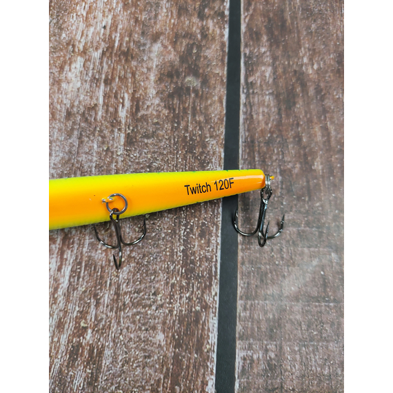Воблер X-Fish Twitch 120F 120mm 14.5g #120 (0.5-1.2m), Размер/Вес: 120mm/14.5g, Цвет воблера: 120, фото , изображение 7