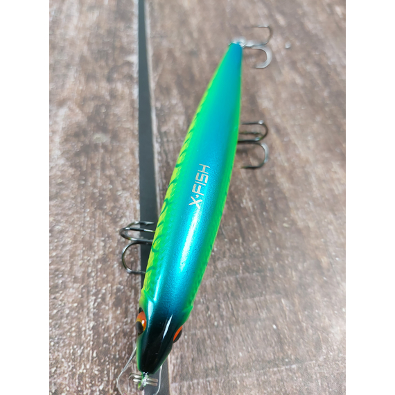 Воблер X-Fish Twitch 120F 120mm 14.5g #120 (0.5-1.2m), Размер/Вес: 120mm/14.5g, Цвет воблера: 120, фото , изображение 9