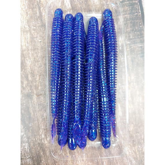 Силікон Keitech Live Impact 4" (10 шт/упак), колір:ea#04 violet, Довжина силікону: 4" (10.2 см), Колір силікону: EA#04 Violet, фото , изображение 5